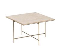 BigBuy Home Table Basse 65 x 65 x 40 cm Marbre Fer