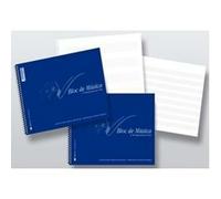 BigBuy Office Cahier de musique quarto - 20 Unités