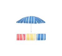 BigBuy Outdoor Parasol de plage à rayures Ø 180 cm