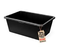 BigDean Bac à mortier rectangulaire stable de 90 l, fabriqué en Europe