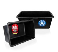 BigDean Blauer Engel Bac à mortier carré 80 l 80 x 48 x 28 cm | 80 x 48 x 28 cm, bac à ciment, bac à mortier, fabriqué en Allemagne, Blauer Engel