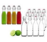BigDean Lot de 12 bouteilles en verre 500 ml
