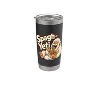 Bigfoot amateur de pâtes Spagh-Yeti Gobelet isotherme en acier inoxydable double paroi