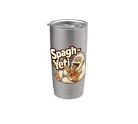 Bigfoot amateur de pâtes Spagh-Yeti Gobelet isotherme en acier inoxydable double paroi
