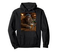 Bigfoot Boire de la bière drôle Sasquatch Meme Sweat à Capuche