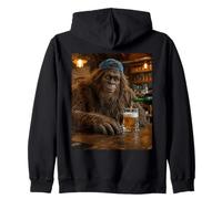 Bigfoot Boire de la bière drôle Sasquatch Meme Sweat à Capuche