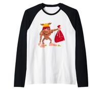 Bigfoot Sac de Transport Père Noël Chapeau de Noël Sasquatch Homme Manche Raglan