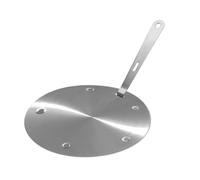 BigKing Disque adaptateur de distribution de chaleur pour induction de 16 cm, disque convertisseur pour plaque à induction avec poignée isolée amovible (16 cm)