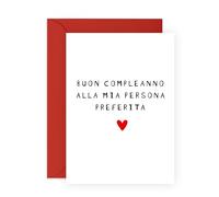 Biglietto di auguri per il compleanno del marito - Biglietti di auguri per la moglie - Buon compleanno alla mia persona preferita - Dolci biglietti di auguri e buste per fidanzato, fidanzata