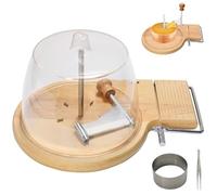 Bigoudi et trancheuse à fromage, coupe réglable pour tete de moine, fromage à pâte dure et molle, chocolat, spirales décoratives, service gourmand