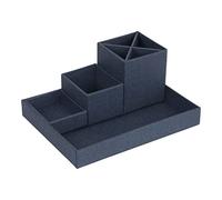 Bigso Box of Sweden 7974C3801 Organiseur de Bureau Panneau de Fibre Bleu 23,5 x 18 x 11 cm