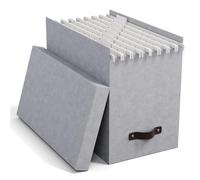 Bigso Box of Sweden 944154144 Porte Dossier Panneau de Fibre Gris 35 x 18,5 x 27 cm
