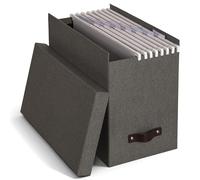 Bigso Box of Sweden 9441C6443 Porte Dossier Panneau de Fibre Gris 35 x 18,5 x 27 cm