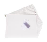 Bigso Box of Sweden Set of 8 suspension files including labels - hanging file made of cardboard for the JOHAN box - practical document storage for certificates, receipts or instructions - white
