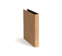 BIGSO RINGO Classeur à anneaux A4, boîte de rangement avec 2 anneaux, porte-documents, pochettes transparentes et intercalaires, classeur à anneaux en panneau de fibres et papier, liège