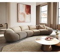 Bigsofa Lunna 360x175 cm Bou in Taupe2 coussins