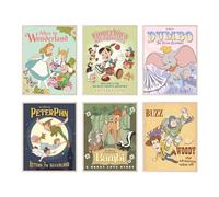 BigWig Prints - Affiches de film Disney classiques, art mural pour chambre d'enfant, décoration murale pour chambre à coucher, décoration d'intérieur pour chambre à coucher, chambre d'enfant, ensemble