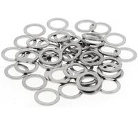 Bihr Rondelles alu 14x20x1,5mm 50 pièces