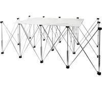 BIHUI Table à carreaux pliante en aluminium LLFT 221x113cm