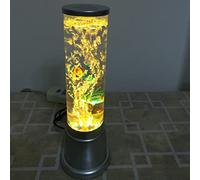 BiiKoon Méduse Bulle Poisson Aquarium Lampe Colonne d'Eau Lumière Avec 7 Couleurs Changeantes Effets de Lumière Veilleuse Pour la Maison Bureau Salon Décor (Size : 38cm)