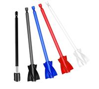 Bijuan Mélangeur Résine Époxy Professionnel Renforcé Vitesse 15cm | Ensemble composé de 4 agitateurs et d’une rallonge de 15 cm pour des projets variés.