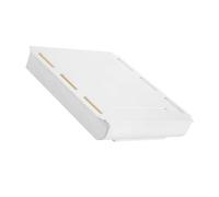 Bijuan Organiseur Sousbureau Plastique | Rangement caché sous le bureau avec deux tiroirs, parfait pour garder l’essentiel hors du regard.