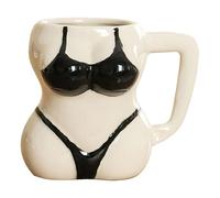 Bikini Coffee Cup - Body Art Tea | Desk Decor Drinking Cups, Funny Female Design, Sexy Mugs for Men Women