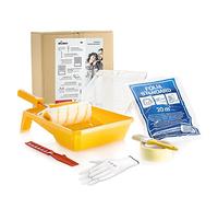 Bilbau Kit peinture maison plateau rouleau + insert bâche papier ruban 4131 gants en polyester maille sans couture EU Standard agitateur pinceau plat ensemble complet peintres intérieurs