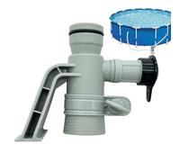 BildeeMait Adaptateur de tuyau de piscine à usage général Manipulation | Adaptateur de tuyau de piscine réglable 637R 12363 conçu pour améliorer le débit d'eau et s'adapter en toute sécurité à