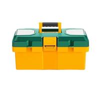 BildeeMait Boîte à outils portable en plastique de grande capacité avec mécanisme de verrouillage sécurisé pour un rangement organisé et une utilisation en extérieur