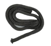 BildeeMait Corde d'étanchéité noire en fibre de verre pour porte de poêle 18/20 mm 2 m pour poêle à bois cheminée bûche 20 mm