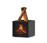 BildeeMait Diffuseur d'arômes alimenté par USB pour feu de camp, humidificateur à effet de flamme 7 couleurs pour huiles essentielles, brumisateur silencieux pour chambre à coucher, bureau