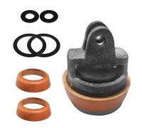 BildeeMait Kit complet de réparation de piston de type 75, corps en fonte et joints en cuir, 75 mm cylindre de jardin et pompes à eau de puits