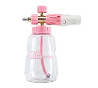 BildeeMait Lance à mousse de lavage de voiture de 1 L, pot à mousse avec modes de pulvérisation réglables et cadran de concentration pour nettoyage automatique
