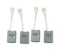 BildeeMait Lot de 4 balais de carbone GWS20 180 E64, GCO2000, TCO2000, meuleuse d'angle 22 x 16 x 6 mm pour pièces de rechange avec contact en cuivre