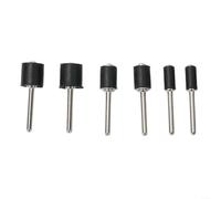 BildeeMait Lot de 6 mandrins de ponçage de 0,35 cm, pour mini perceuse, supports antidérapants, finition en fibre de verre