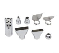 BildeeMait Lot de 8 buses à air chaud de 35 mm en acier inoxydable pour soudure thermique de 1500 à 2000 W Accessoires pour soudure en plastique