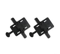 BildeeMait Outil d'installation de porte 2 pcs pince pour unités sans cadre | Maintien sûr, empêche le glissement, idéal pour les charnières superposées, s'adapte aux plaques de montage standard