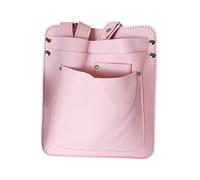 BildeeMait Pochette de taille multi-poches pour jardiniers, pour organisateur compact avec sangle réglable, sac à fleurs en cuir, vert, rose, violet