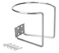 BildeeMait Support mural multi-couches en acier inoxydable 304 pour tasses d'eau, support de rangement mural pour tasses de cuisine, design sécurisé et antidérapant, argenté, taille S