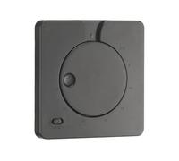 BildeeMait Thermostat mécanique 16A pour chauffage au sol électrique Bouton rotatif Contrôle de température 5-40°C Noir