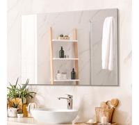 Bilderdepot24 - Miroir Mural sans Cadre 65 x 40 cm - Verre Cristal 4 mm Bords polis - Design Minimaliste - Entrée Salon Couloir Salle de Bain - 9 Tailles