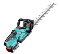 Bilivry Taille-haie sans fil 20 V, léger et manche 2 en 1, lames double action de 53 cm, portée télescopique de 2,8 m, 2 batteries 2,0 Ah et chargeur inclus, bandoulière, pour un usage professionnel