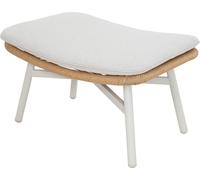 Bille pouf avec coussin beige, naturel, gris.