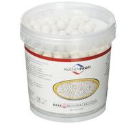 Billes de cuisson céramique - Cuisson à blanc - 850 grammes - Jusqu'à 30 cm - Blanc