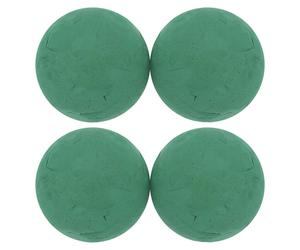 Billes en mousse, 4 pièces, 9 cm de diamètre, de couleur verte, pour la composition de bouquets