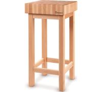 Billot de cuisine en bois 400x400x150mm avec base - Hendi 505625