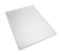 Billot de Découpe en Verre Trempé Rond Antidérapant, Facile à Nettoyer | Surface Givrée, Bords en Silicone, Usage pour Viande et Fruits, Style Moderne, 15,7x11,7 Pouces
