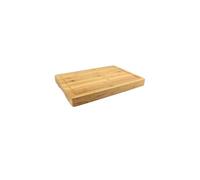 COOK CONCEPT - KD3239, Billot de découpe en Bambou épais avec 2 poignées latérales, Conçu pour la préparation de viandes, Dimensions 39 x 28,20 x 3,70 cm, Marron