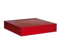 Billot Polyethylene Rouge 500 X 500 X 100 MAP Blanc G